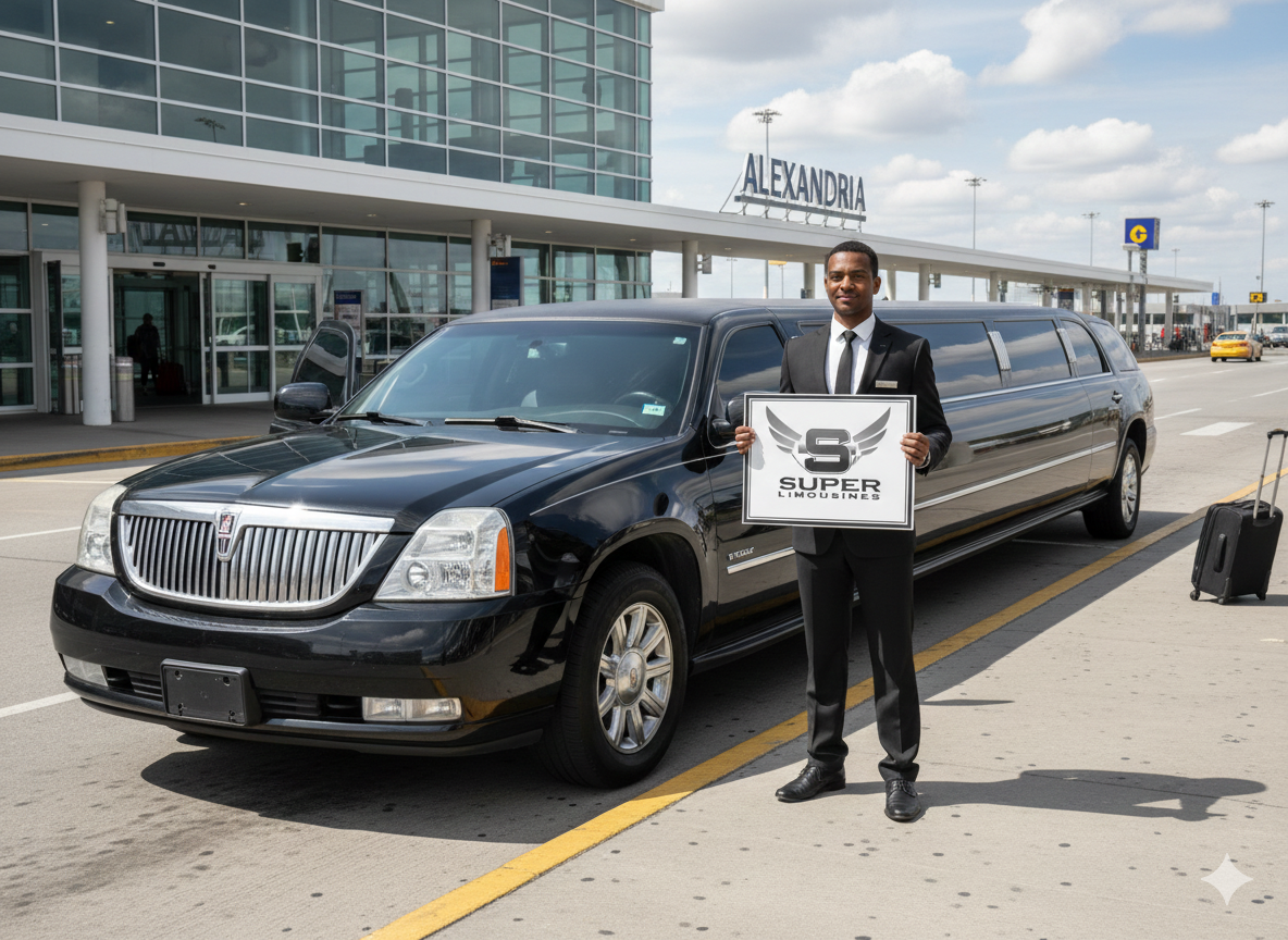 خدمة استقبال مطار الاسكندرية سوبر ليموزين super Limousine